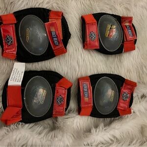 Disney Cars elbow and knee guards for ice skating, roller skating, skateboarding